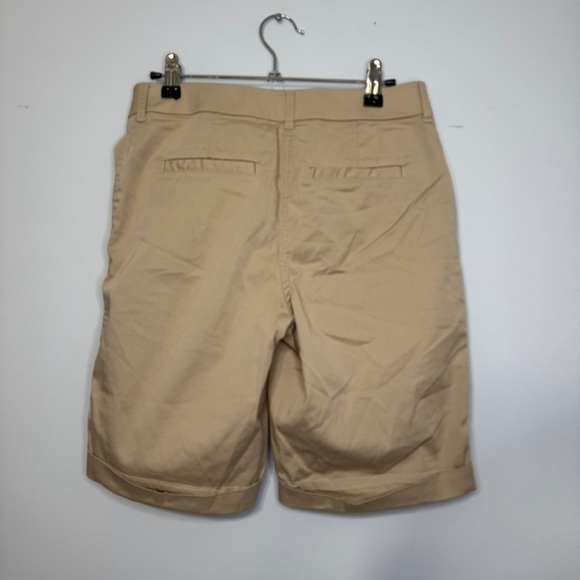 Chico’s Bermuda Shorts Size 00 (US 0/XS) Khaki Stretch Utility Casual - Picture 2 of 15